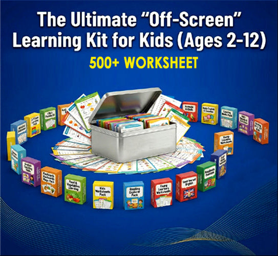 The Ultimate " Off- Screen" Learning Kit For Kids